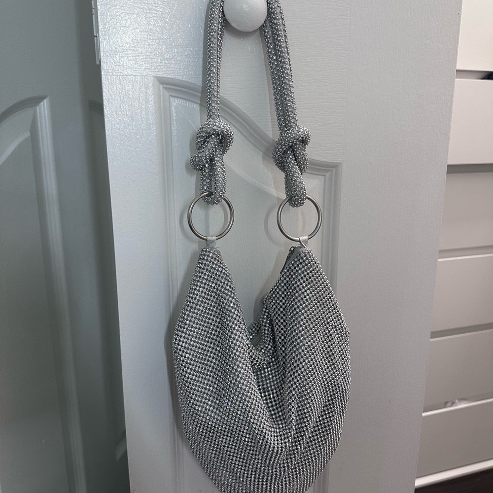 Silver Bandana purse